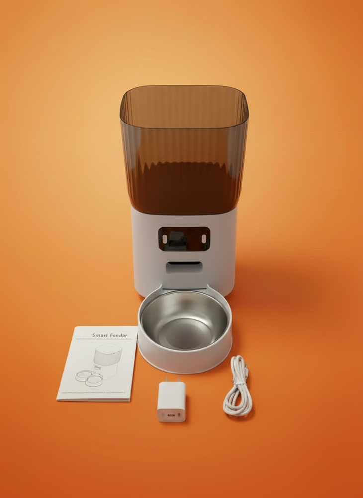 Distributeur automatique de croquettes pour chat - Repas programmés, esprit tranquille