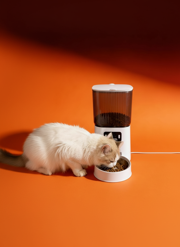 Distributeur automatique de croquettes pour chat - Repas programmés, esprit tranquille